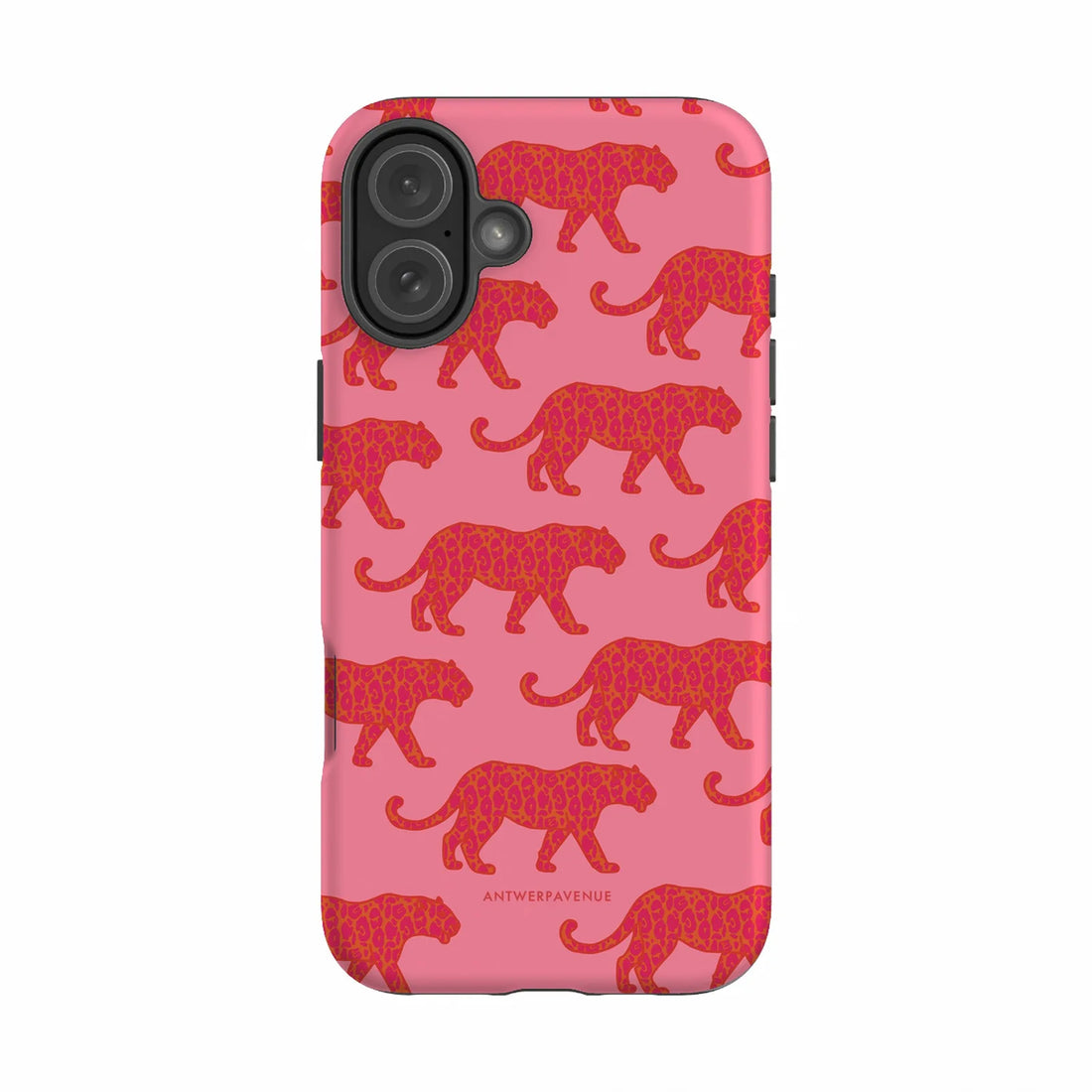 Rosy Leopard - Case - iPhone 16 Plus mockup