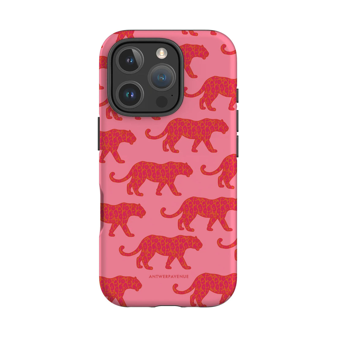 Rosy Leopard - Case - iPhone 16 Pro mockup