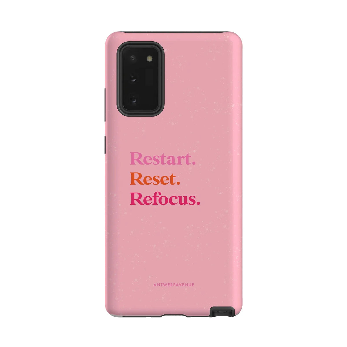 Restart, Reset, Refocus - Case - Galaxy Note 20 mockup