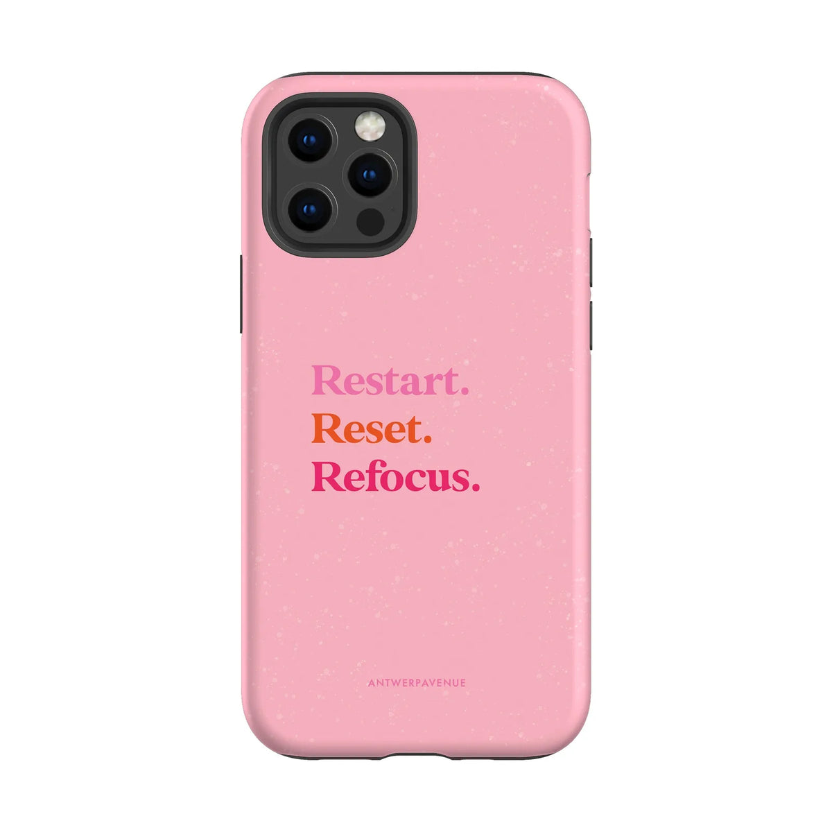 Restart, Reset, Refocus - Case - iPhone 12 Pro mockup