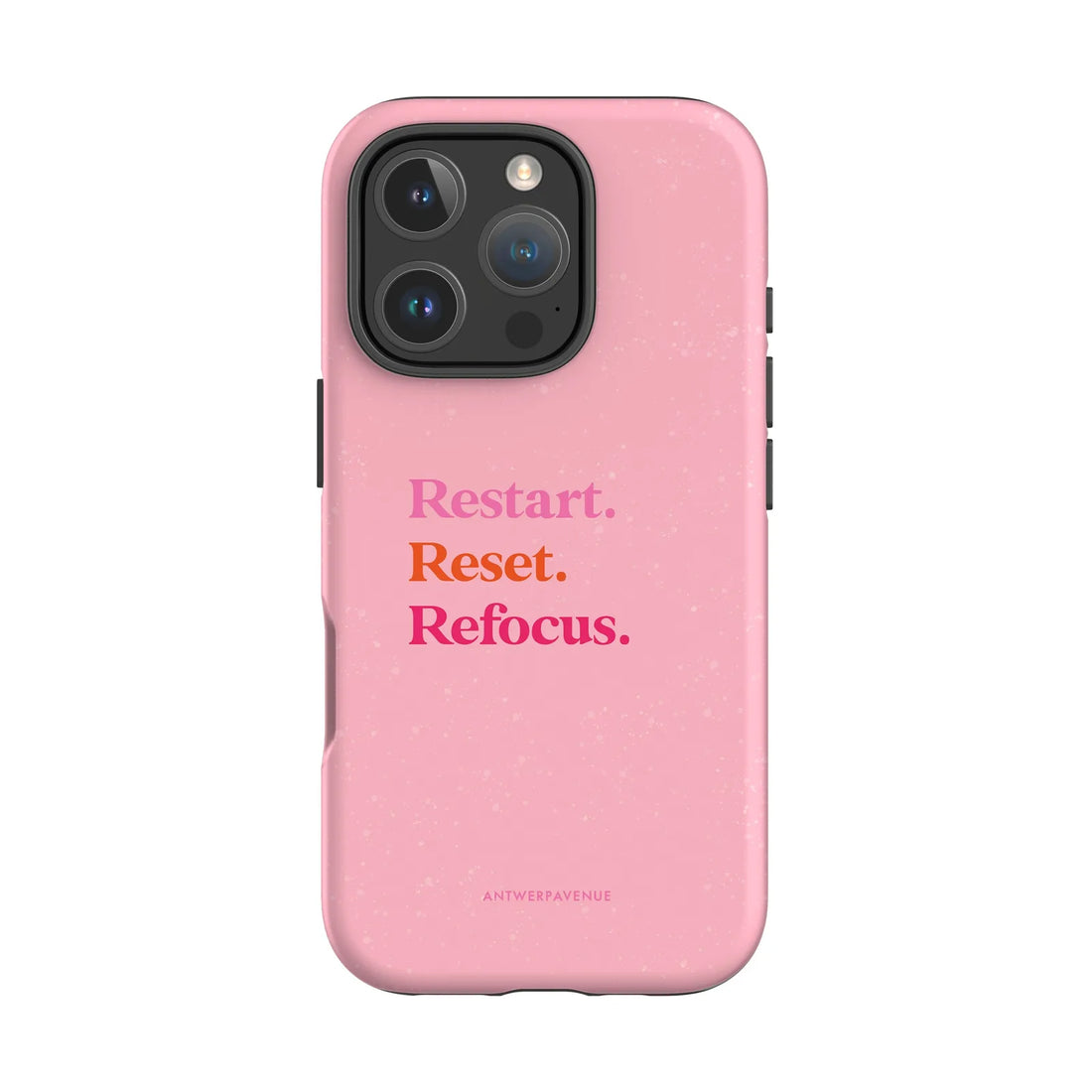 Restart, Reset, Refocus - Case - iPhone 16 Pro mockup