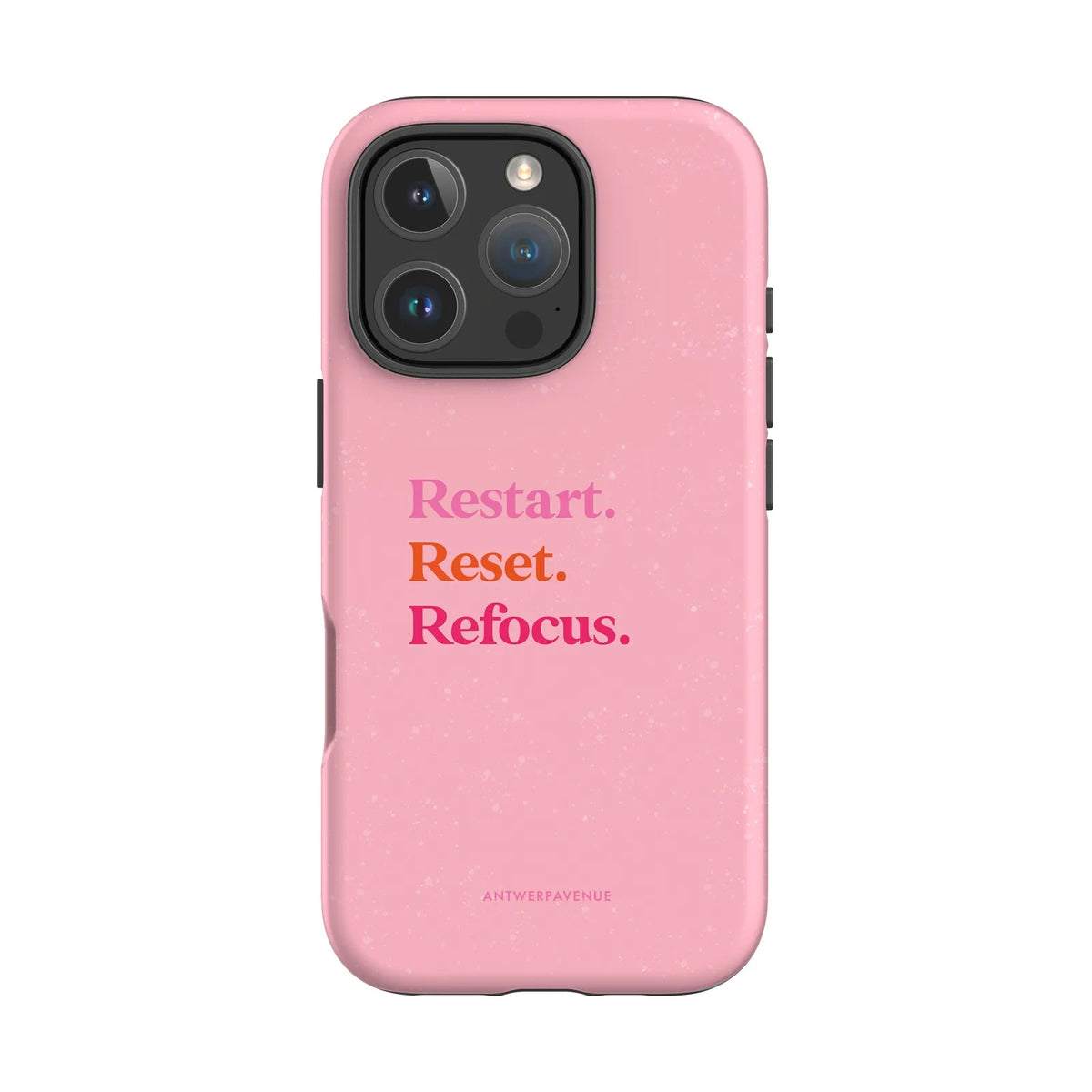 Restart, Reset, Refocus - Case - iPhone 16 Pro mockup