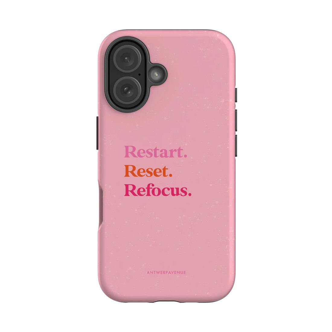 Restart, Reset, Refocus - Case - iPhone 16 mockup