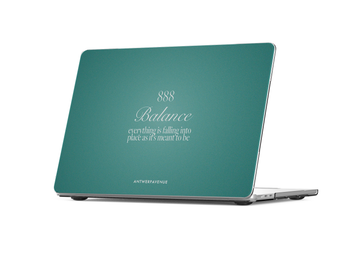 888 Balance - Green - MacBook Case