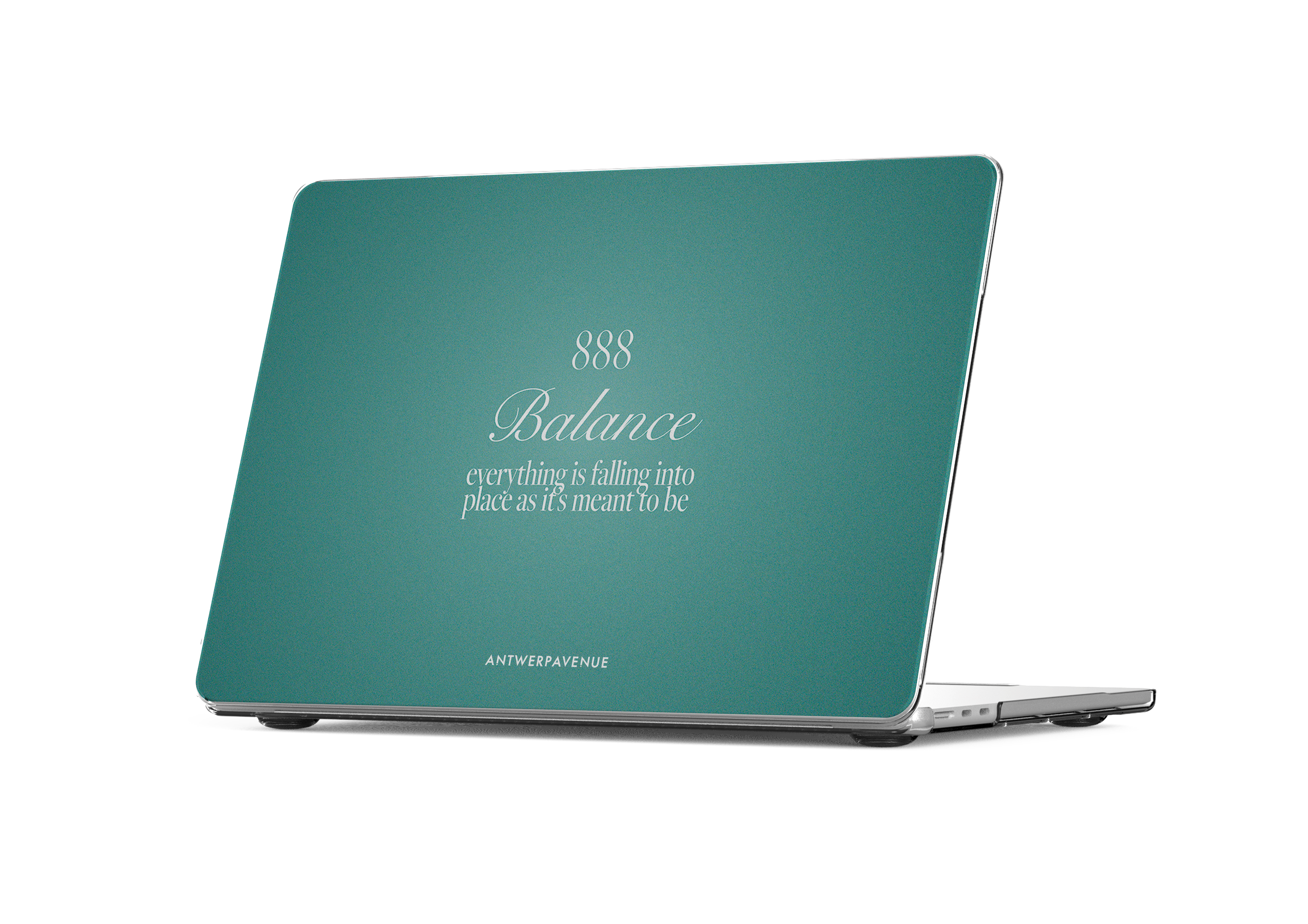 888 Balance - Green - MacBook Case