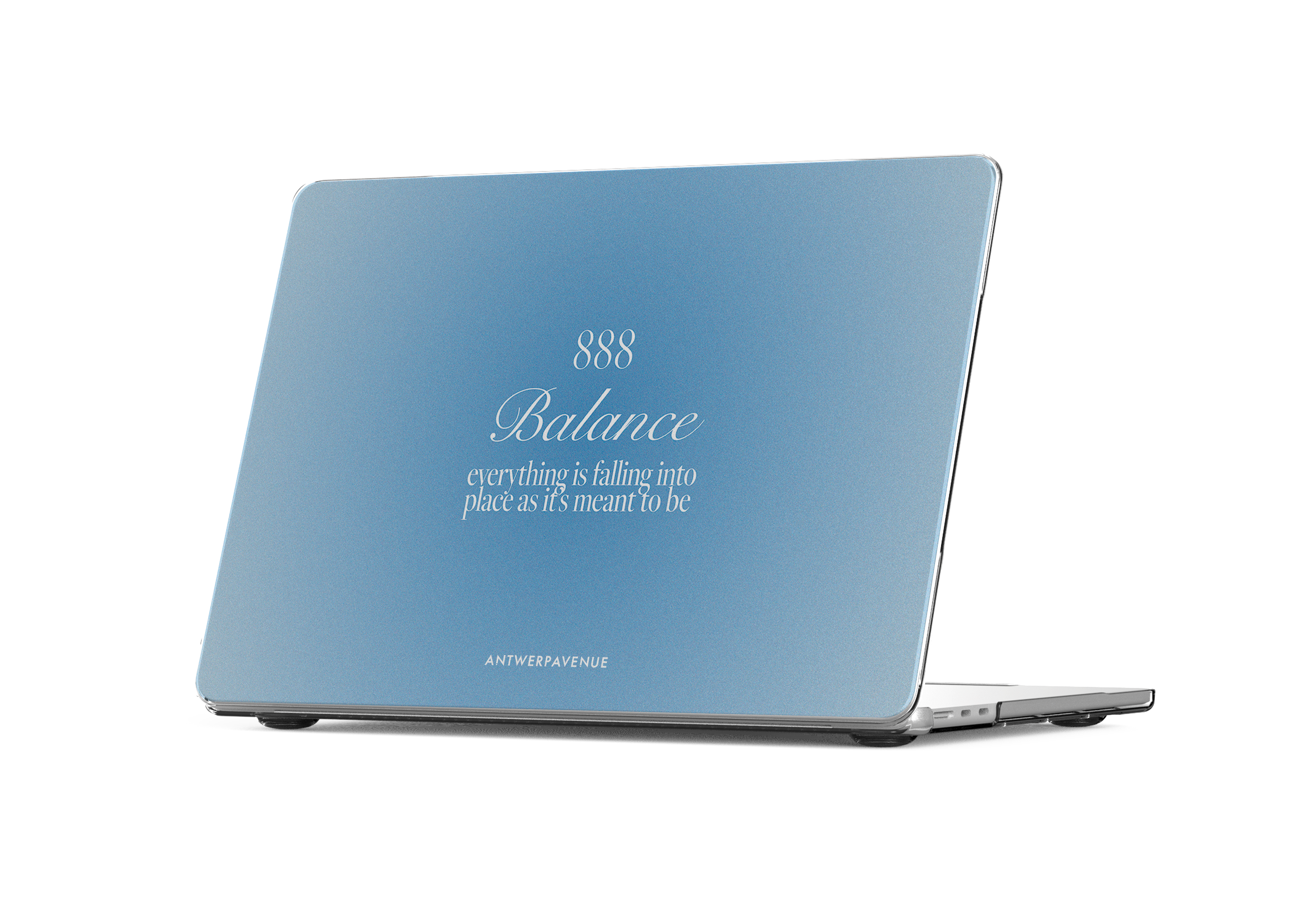 888 Balance - Blue - MacBook Case