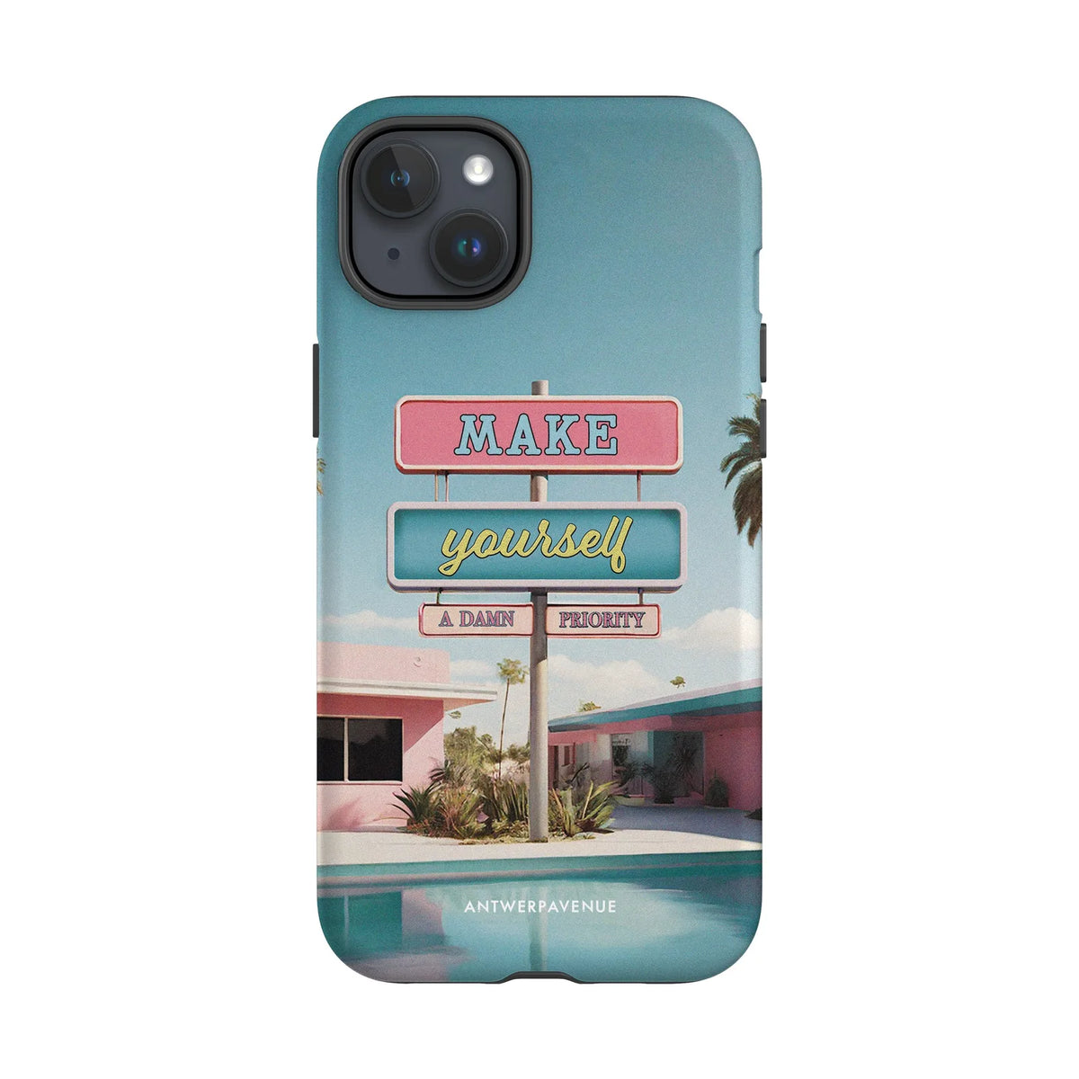 Damn Priority - Case - iPhone 15 Plus mockup