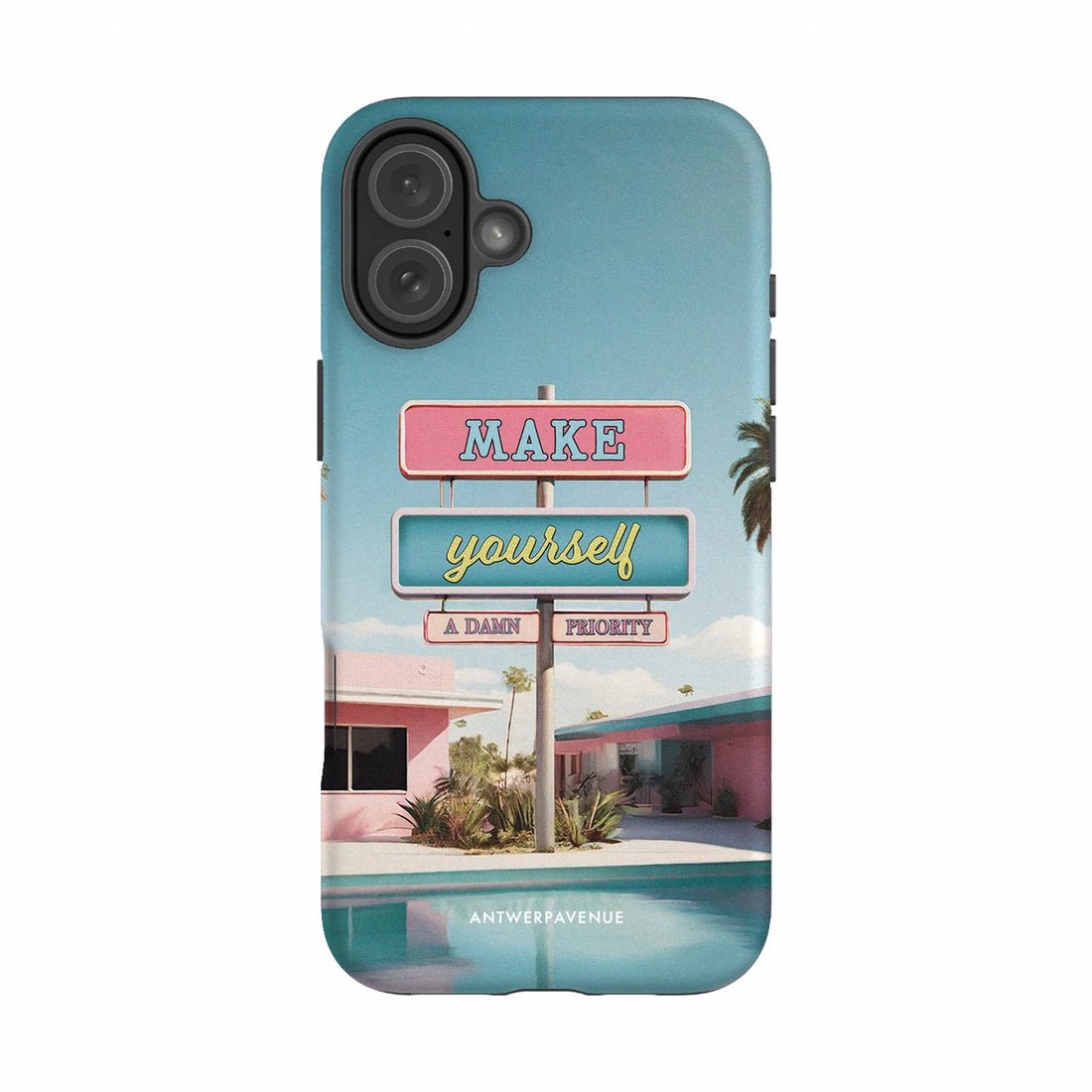 Damn Priority - Case - iPhone 16 Plus mockup
