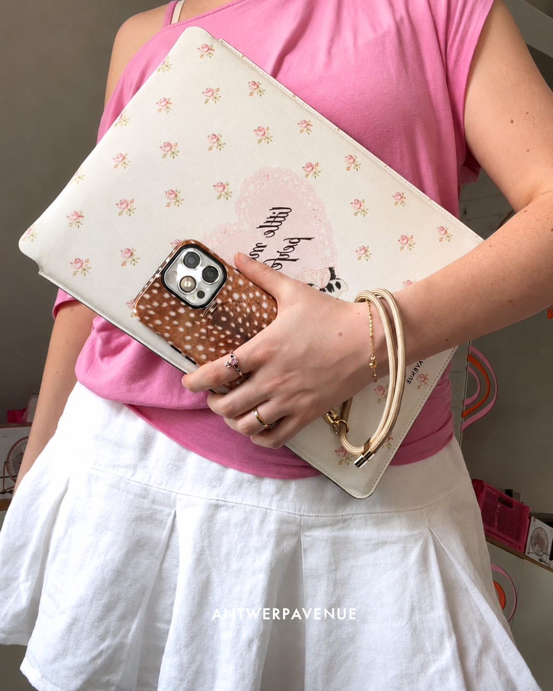 Crossbody Phone Strap - Beige