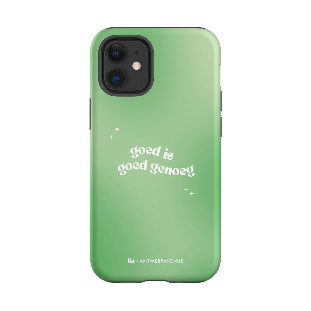 Goed Genoeg - Case - iPhone 12 Mini mockup