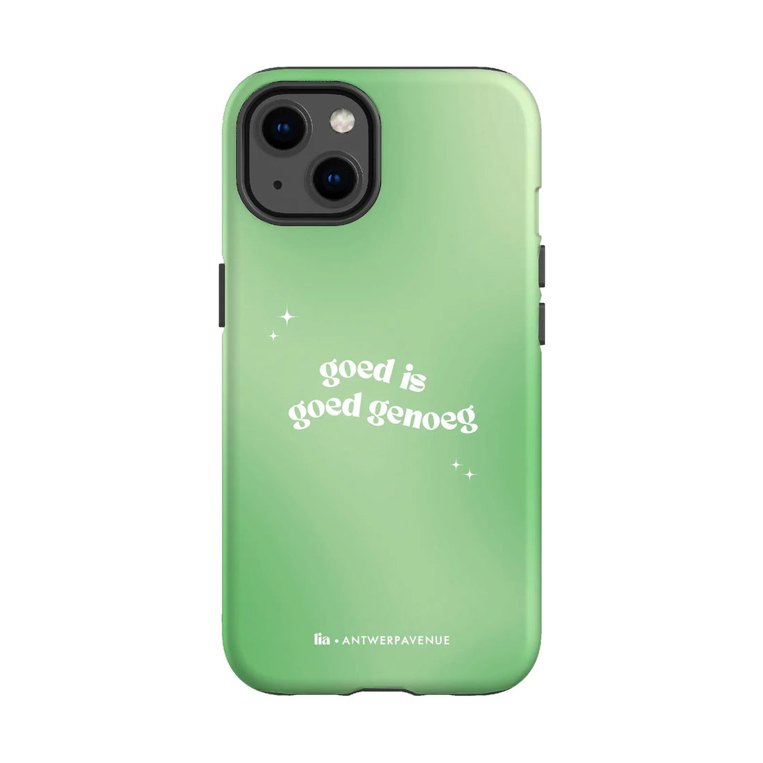 Goed Genoeg - Case - iPhone 13 mockup