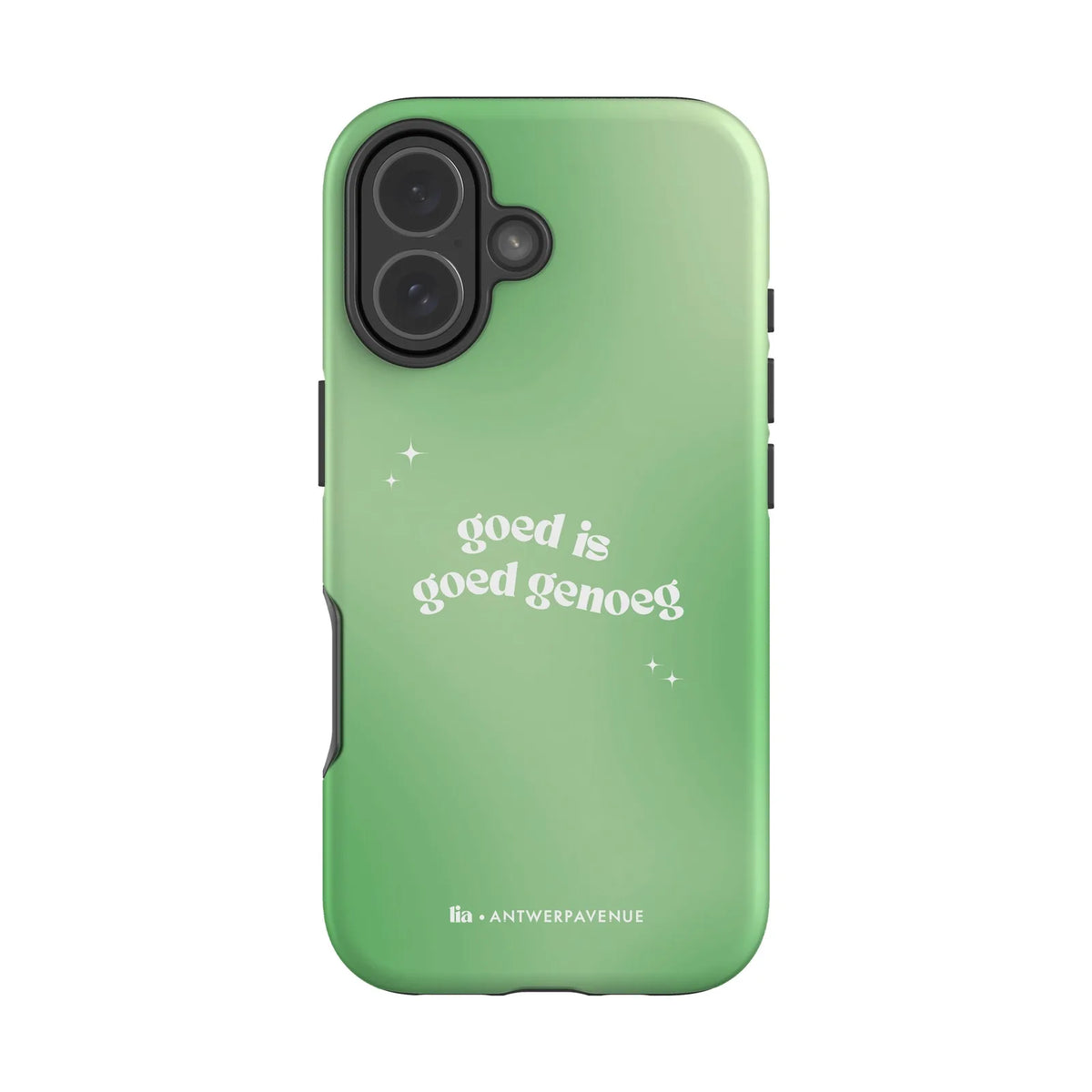 Goed Genoeg - Case - iPhone 17 mockup