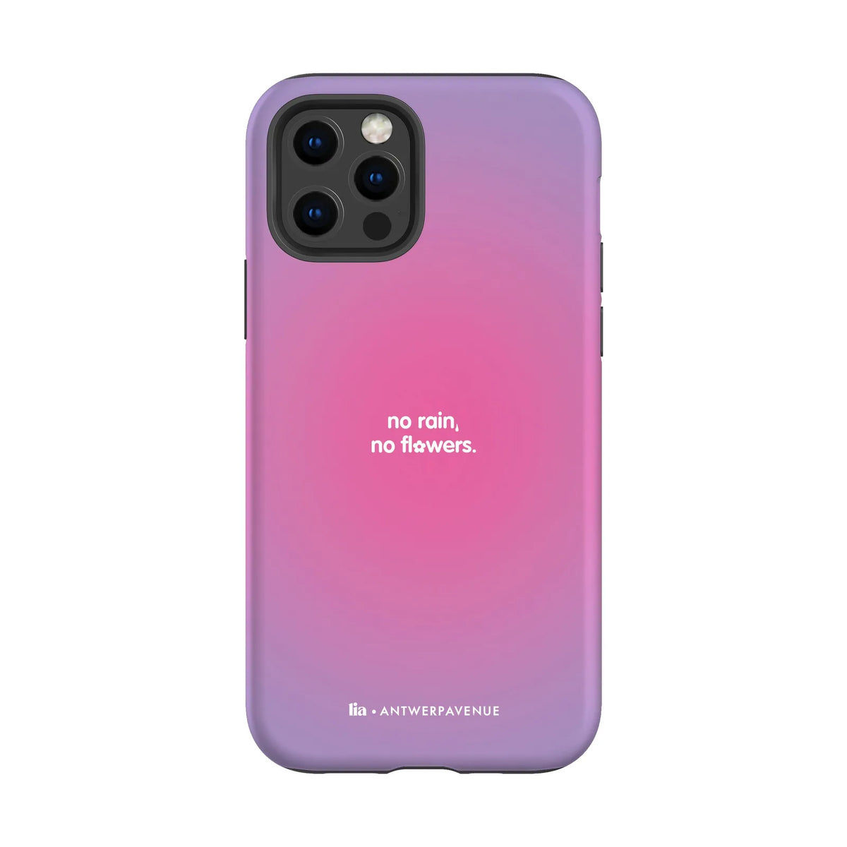 No Rain, No Flowers - Case - iPhone 12 Pro mockup
