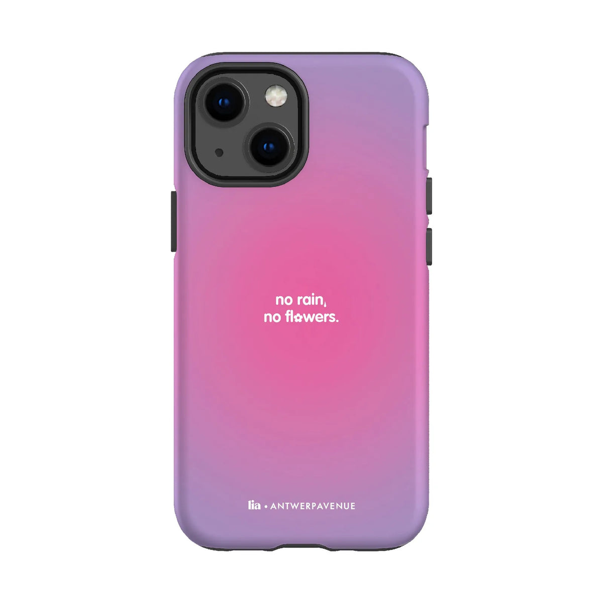 No Rain, No Flowers - Case - iPhone 13 Mini mockup