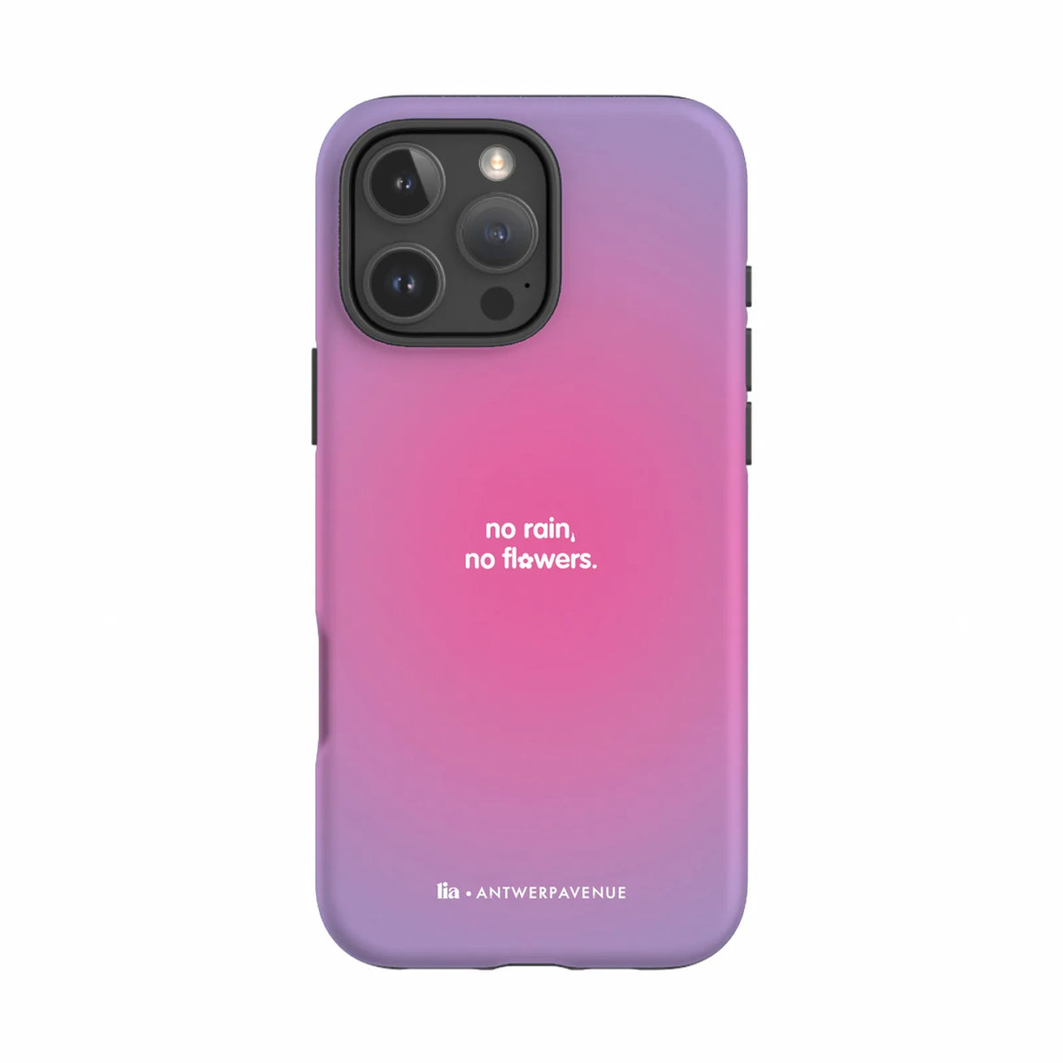 No Rain, No Flowers - Case - iPhone 16 Pro Max mockup