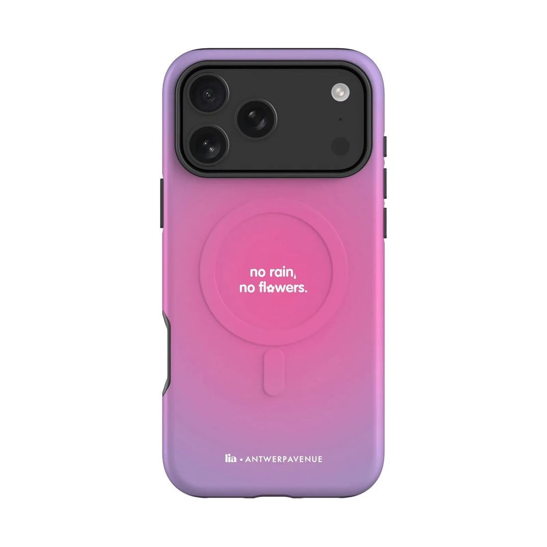 No Rain, No Flowers - Case - iPhone 17 Pro Max MagSafe mockup