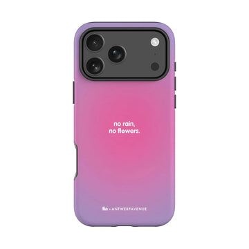 No Rain, No Flowers - Case - iPhone Pro mockup