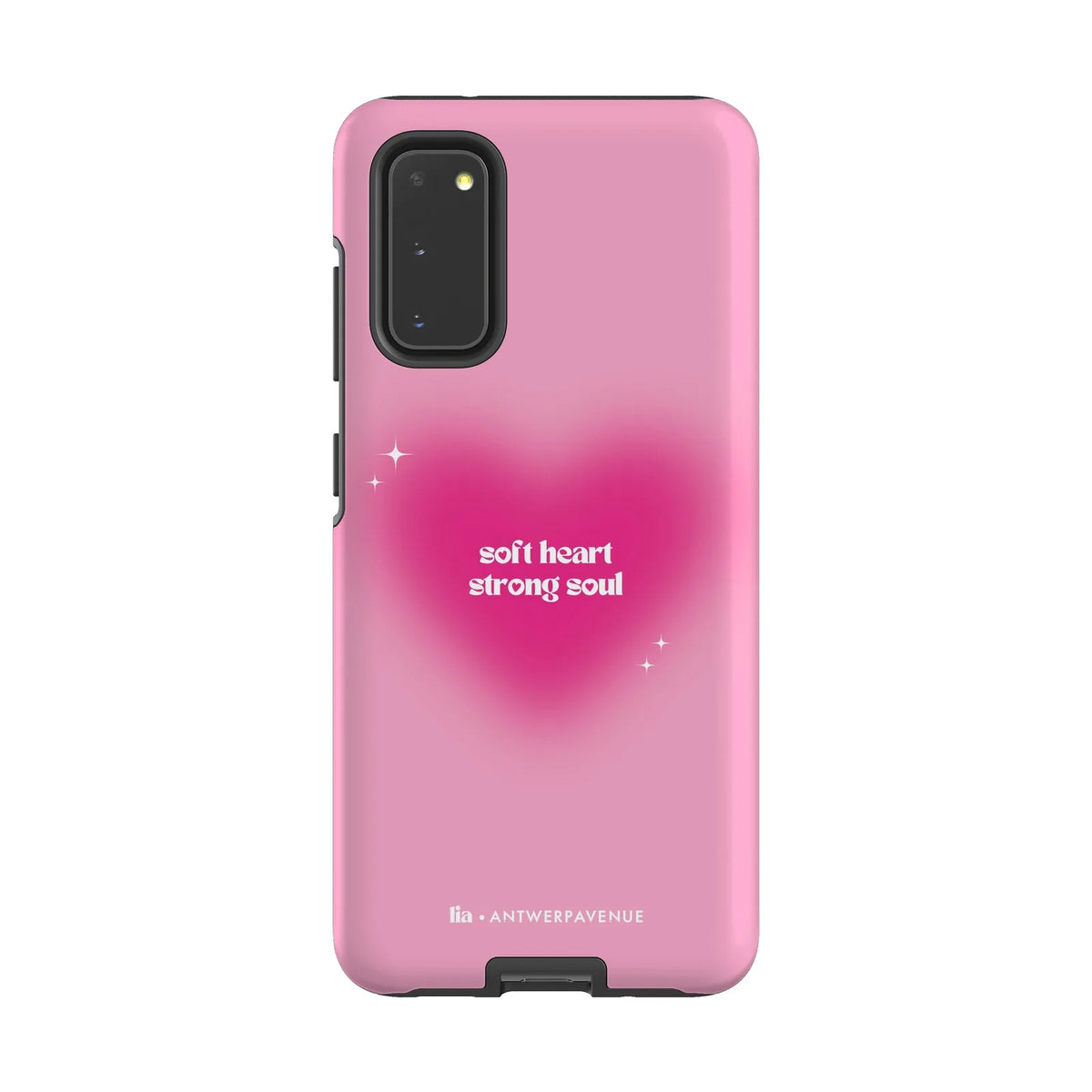Soft Heart, Strong Soul - Case - Galaxy S20 mockup