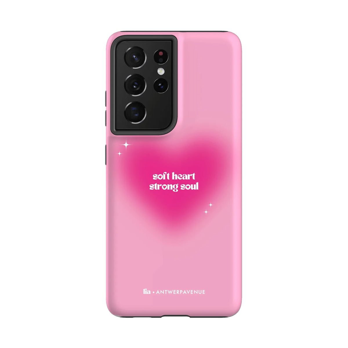 Soft Heart, Strong Soul - Case - Galaxy S21 Ultra mockup