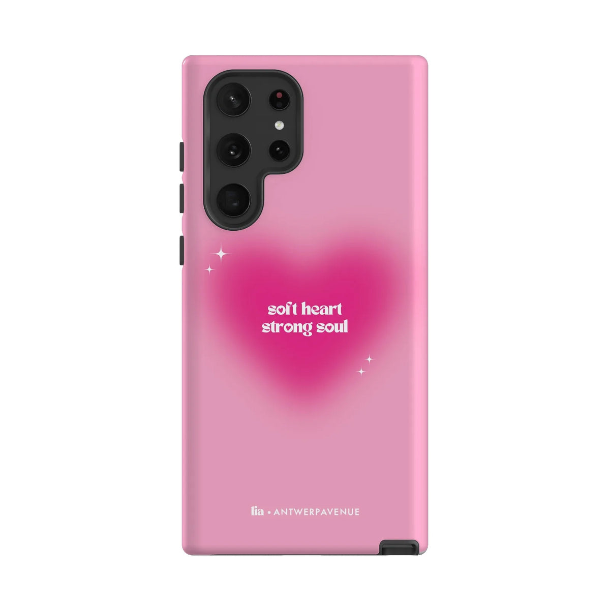 Soft Heart, Strong Soul - Case - Galaxy S22 Ultra mockup