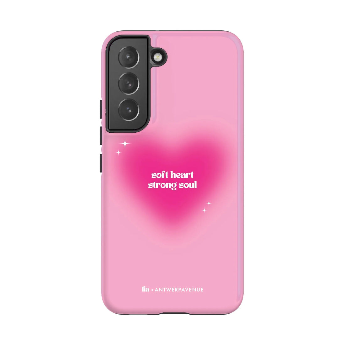 Soft Heart, Strong Soul - Case - Galaxy S22 mockup