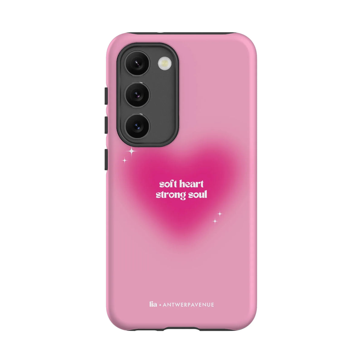 Soft Heart, Strong Soul - Case - Galaxy S23 mockup