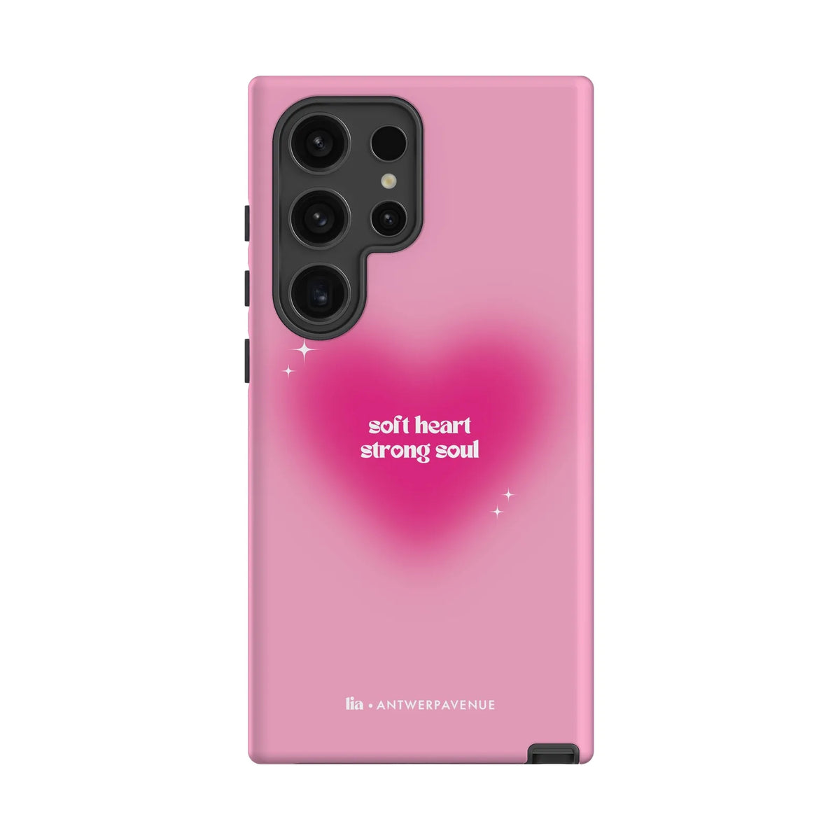 Soft Heart, Strong Soul - Case - Galaxy S24 Ultra mockup
