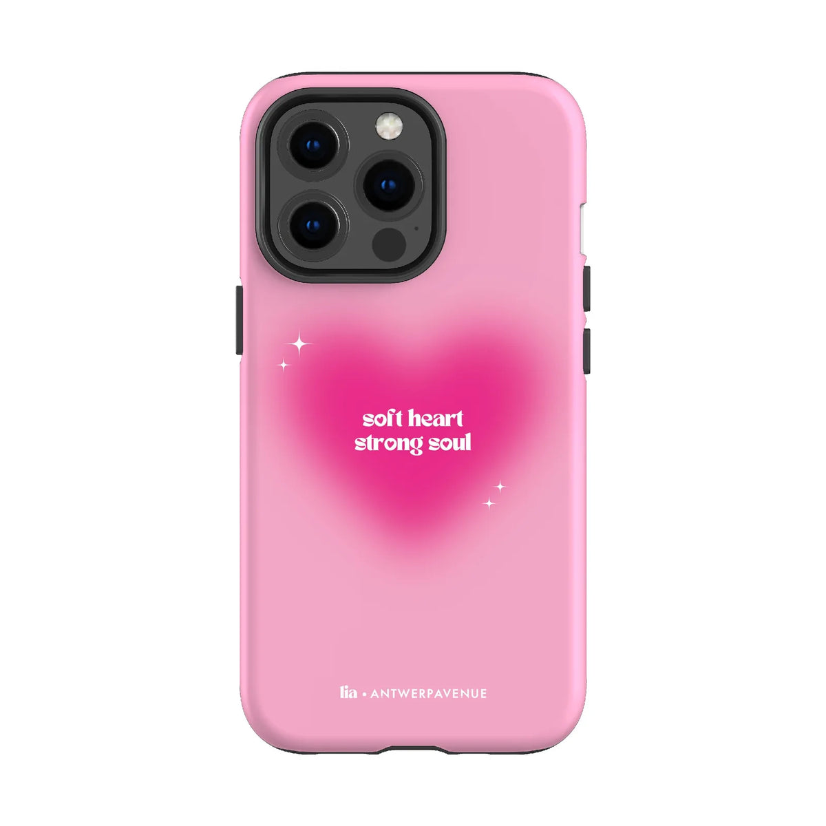 Soft Heart, Strong Soul - Case - iPhone 13 Pro mockup