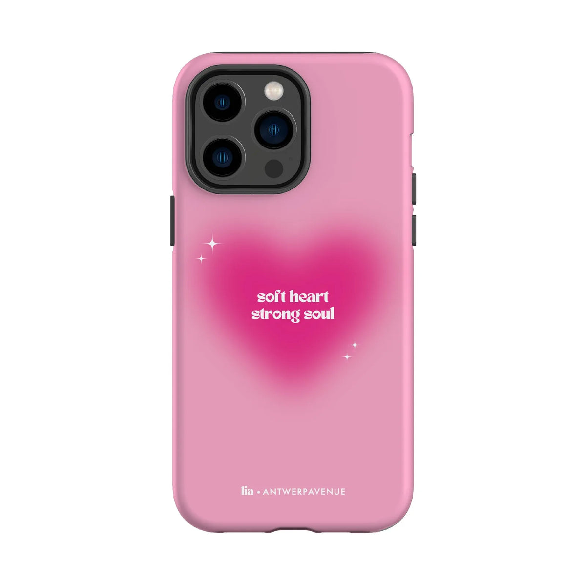Soft Heart, Strong Soul - Case - iPhone 14 Pro Max mockup