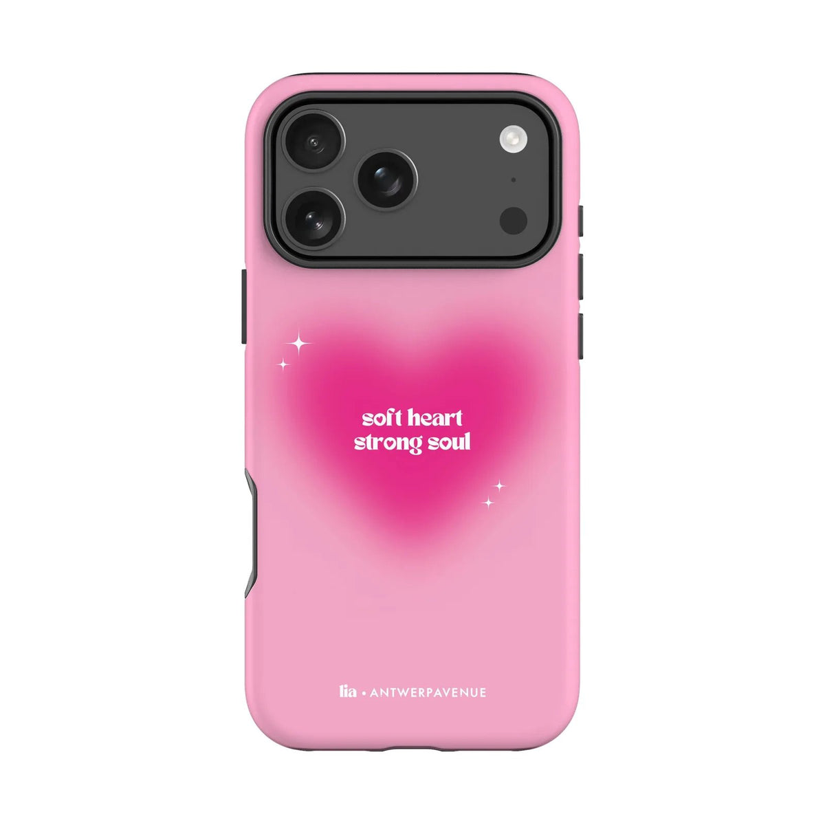 Soft Heart, Strong Soul - Case - iPhone Pro mockup