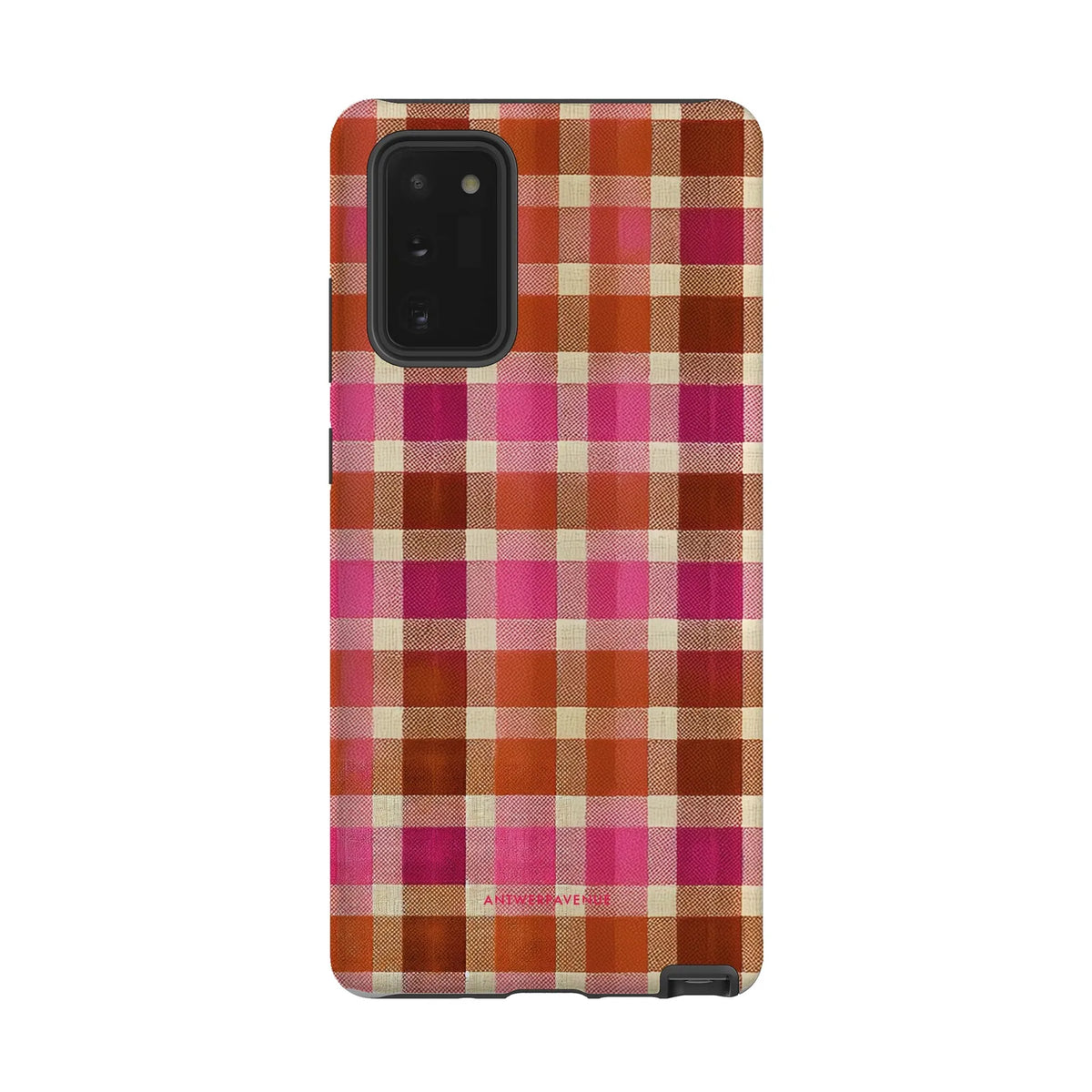 Pumpkin Plaid  - Case - Galaxy Note 20 mockup