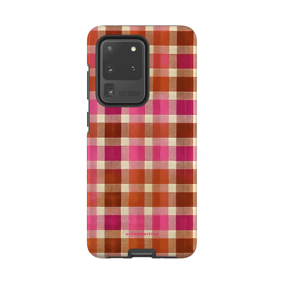 Pumpkin Plaid  - Case - Galaxy S20 Ultra mockup