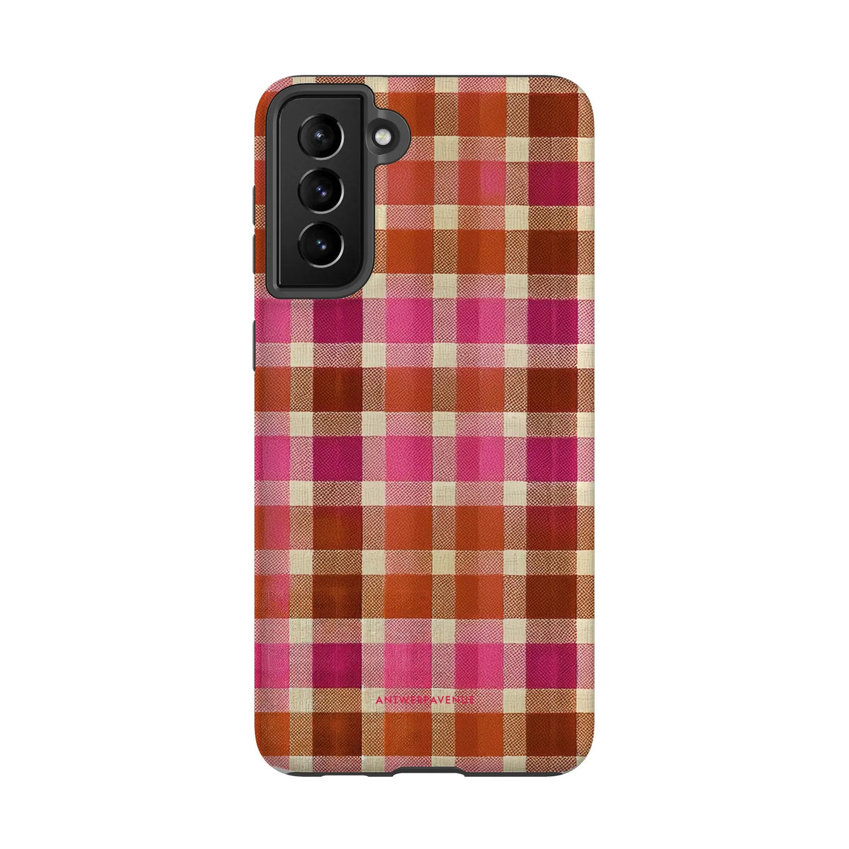 Pumpkin Plaid  - Case - Galaxy S21 Plus mockup