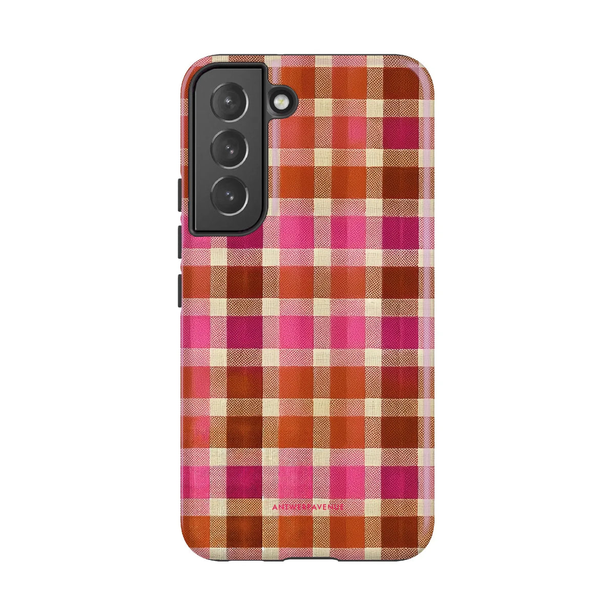 Pumpkin Plaid  - Case - Galaxy S22 mockup