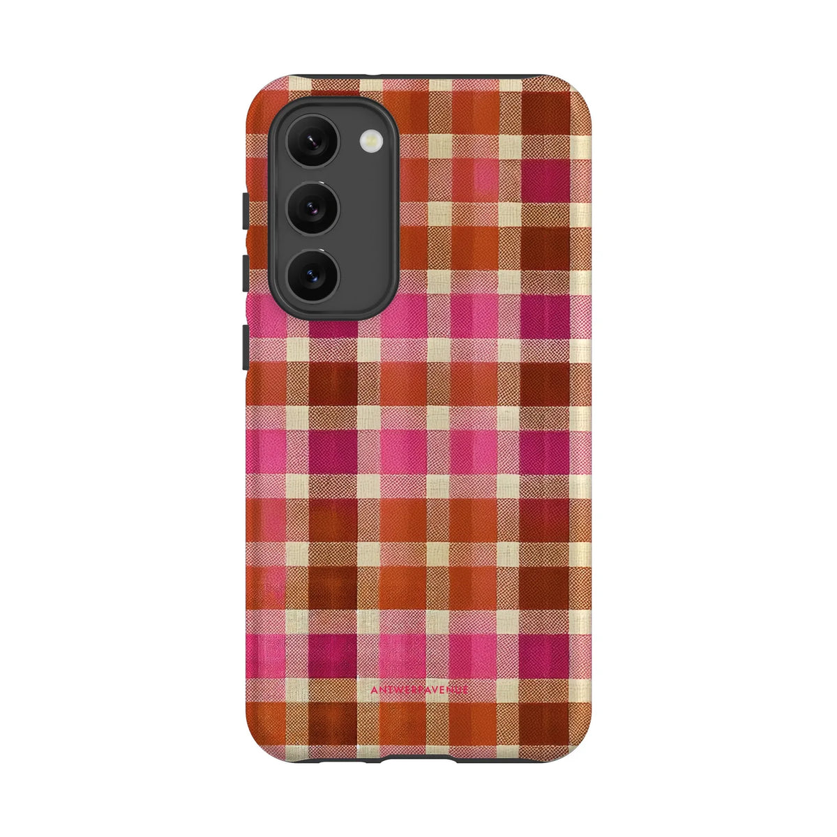 Pumpkin Plaid  - Case - Galaxy S23 Plus mockup