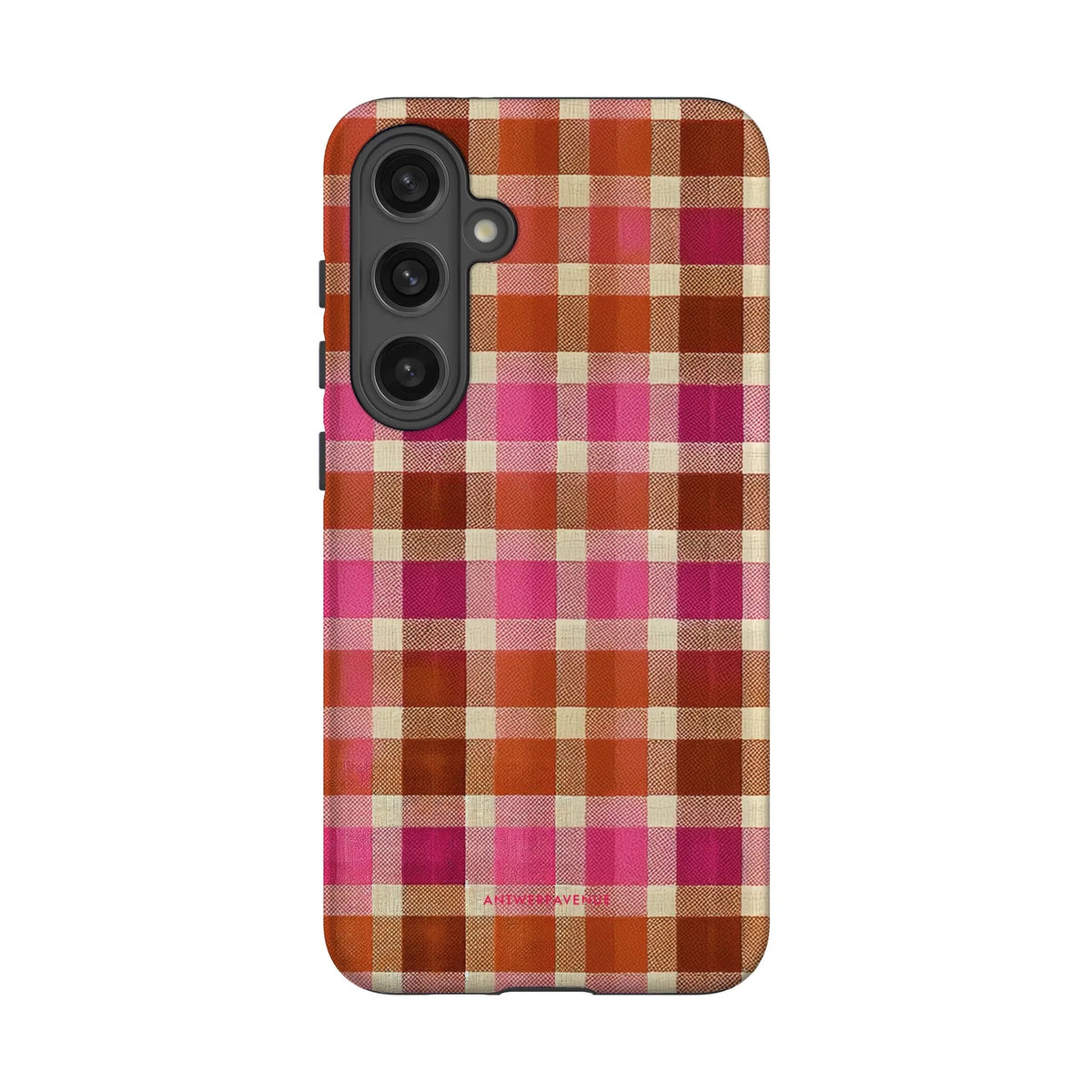 Pumpkin Plaid  - Case - Galaxy S24 Plus mockup
