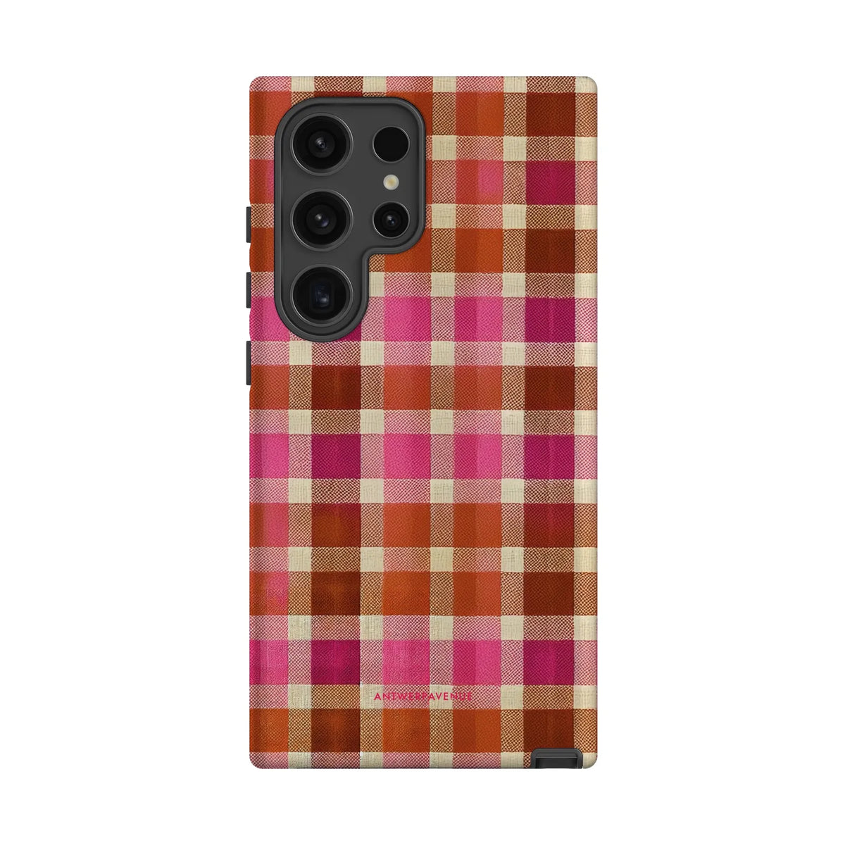 Pumpkin Plaid  - Case - Galaxy S24 Ultra mockup