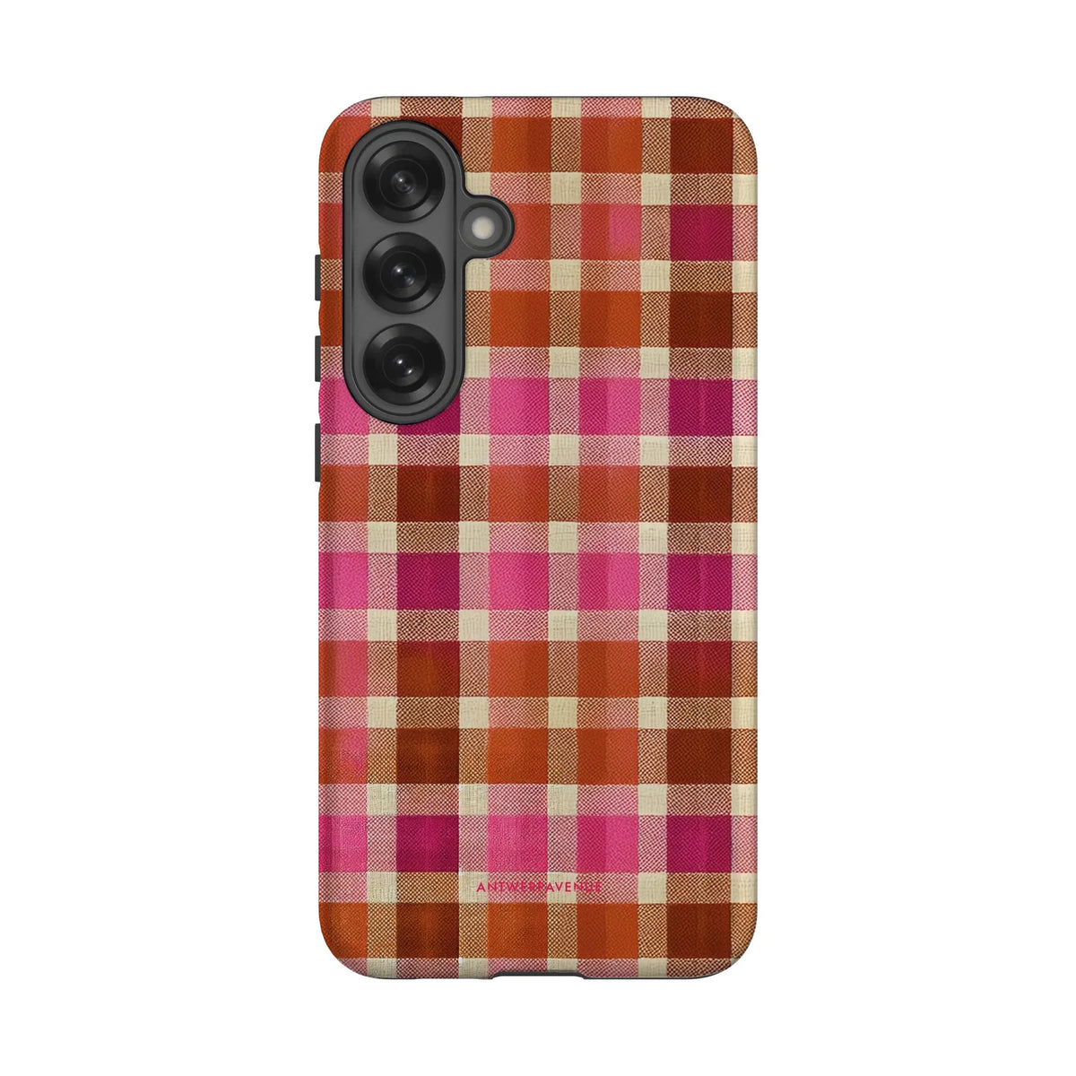 Pumpkin Plaid  - Case - Galaxy S25 Plus mockup