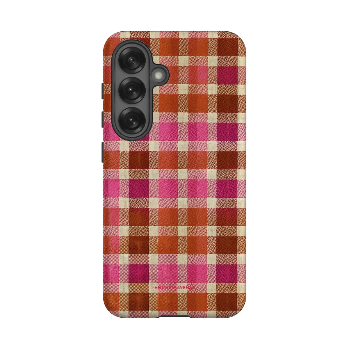 Pumpkin Plaid  - Case - Galaxy S25 mockup