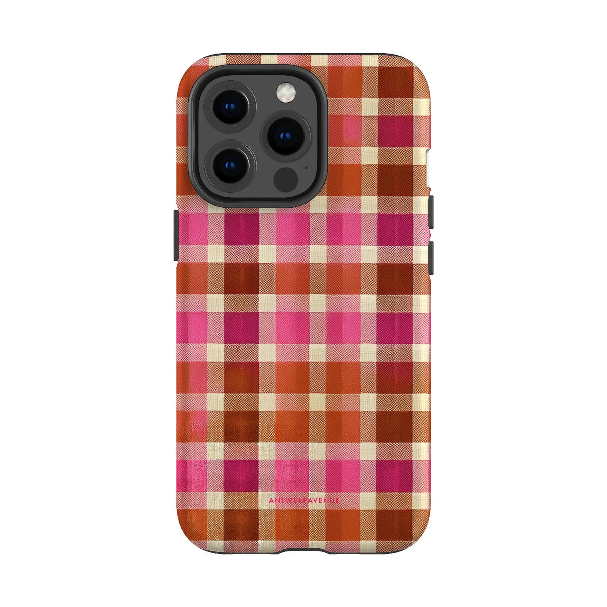 Pumpkin Plaid  - Case - iPhone 13 Pro mockup