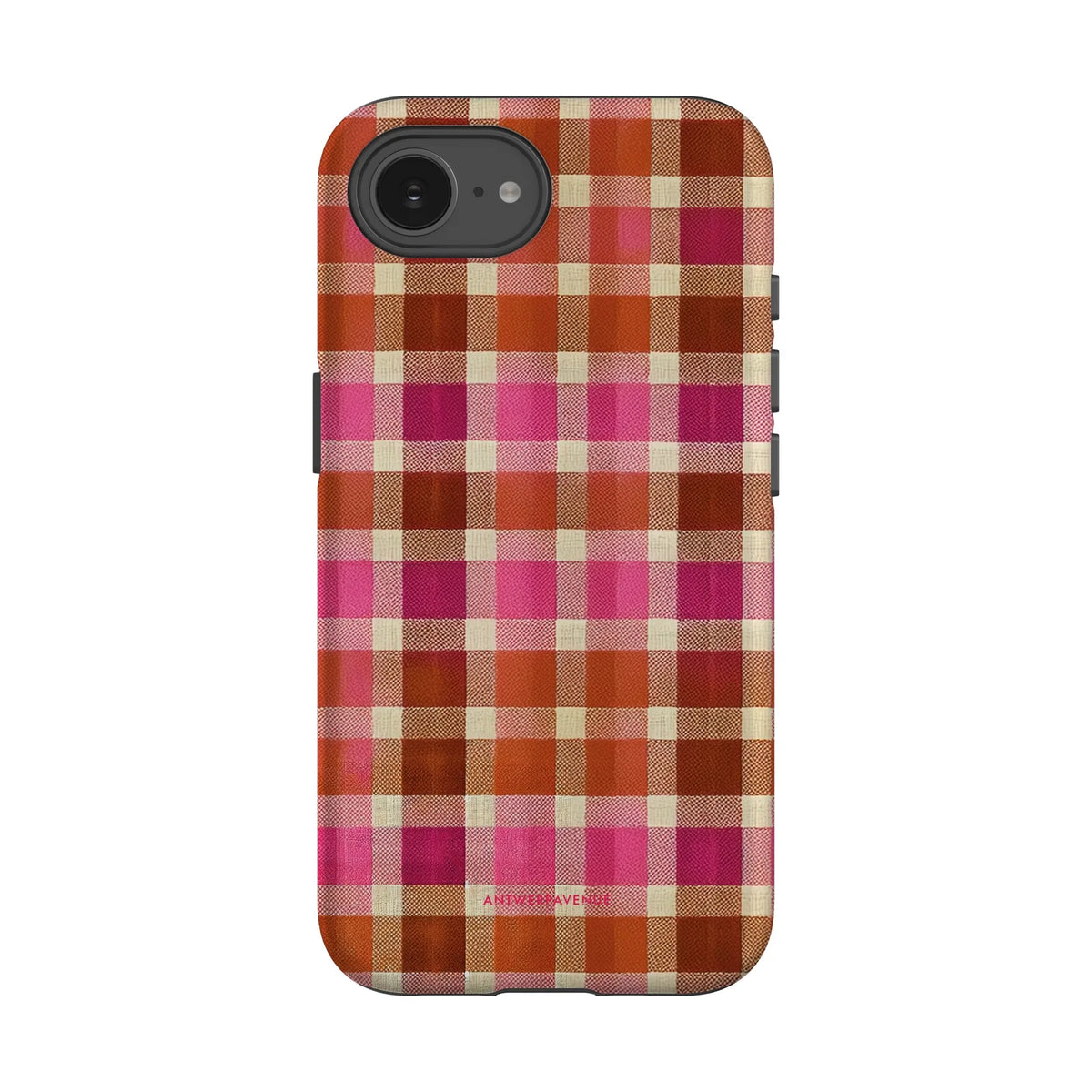 Pumpkin Plaid  - Case - iPhone 16e mockup