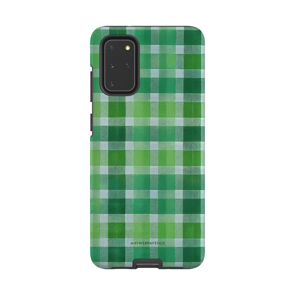 Green Plaid - Case - Galaxy S20 Plus mockup