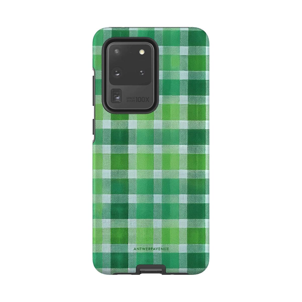 Green Plaid - Case - Galaxy S20 Ultra mockup