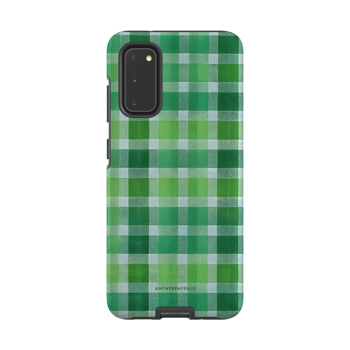 Green Plaid - Case - Galaxy S20 mockup