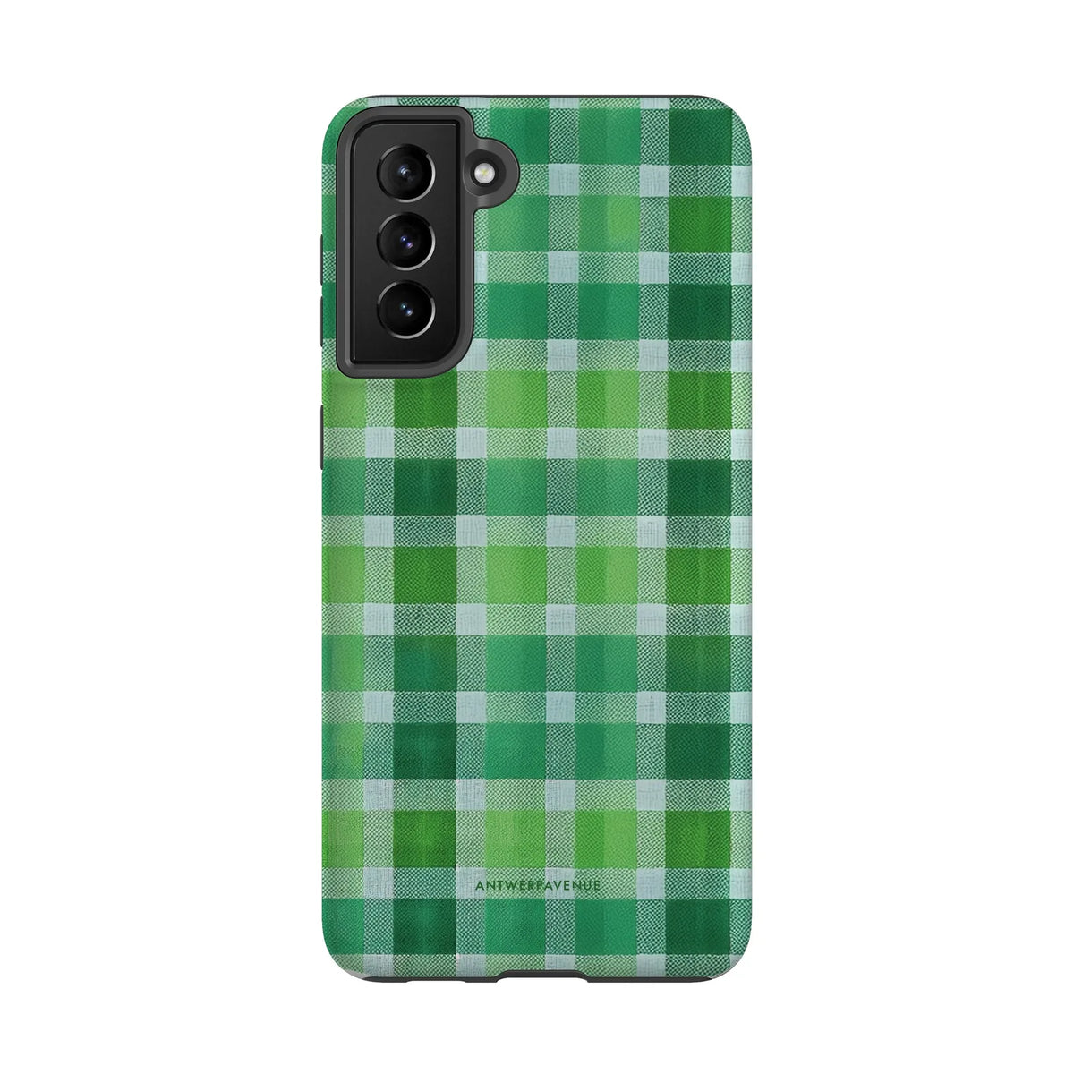 Green Plaid - Case - Galaxy S21 Plus mockup