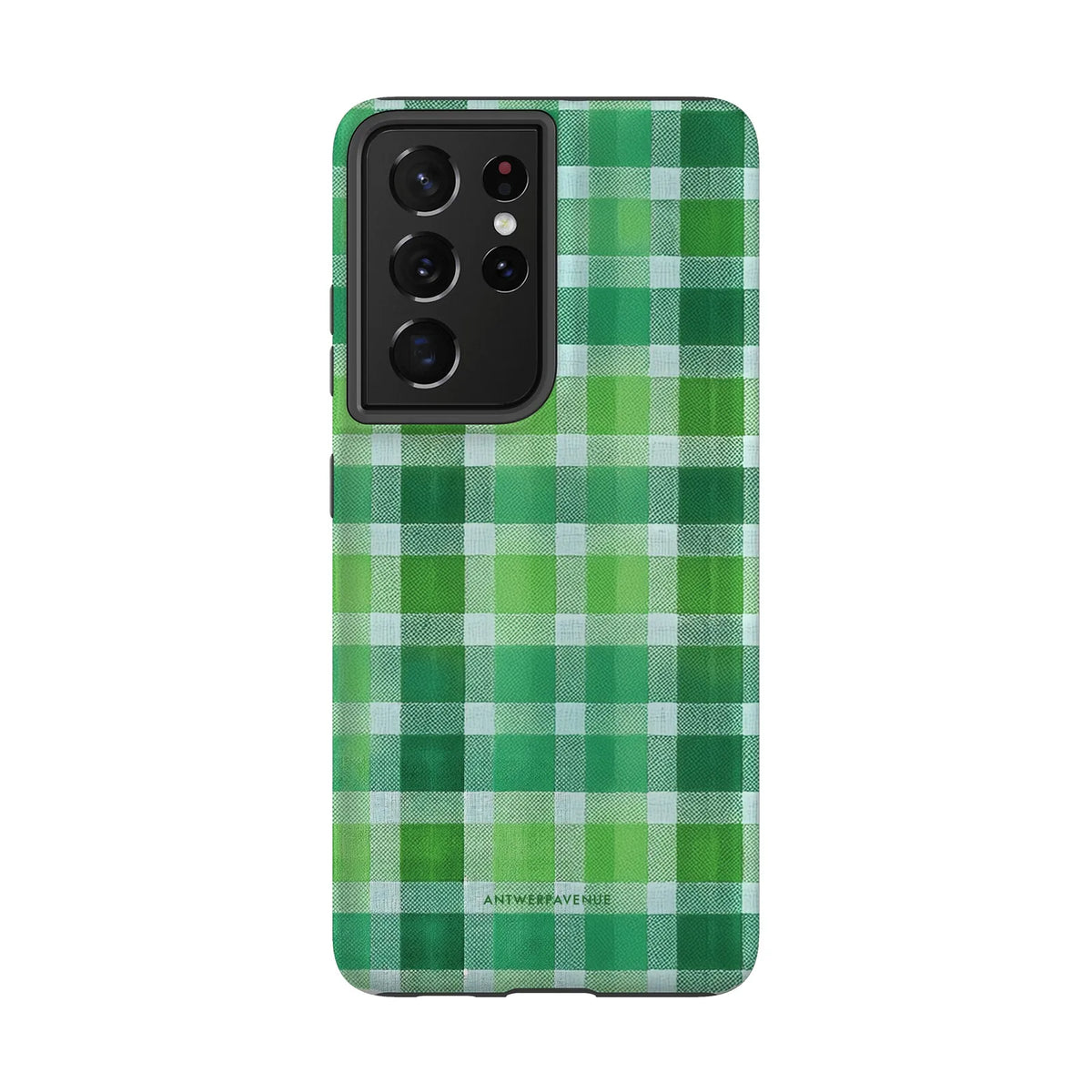 Green Plaid - Case - Galaxy S21 Ultra mockup