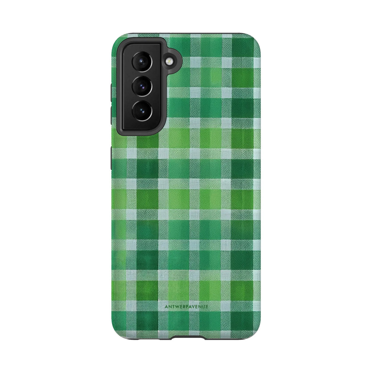 Green Plaid - Case - Galaxy S21 mockup