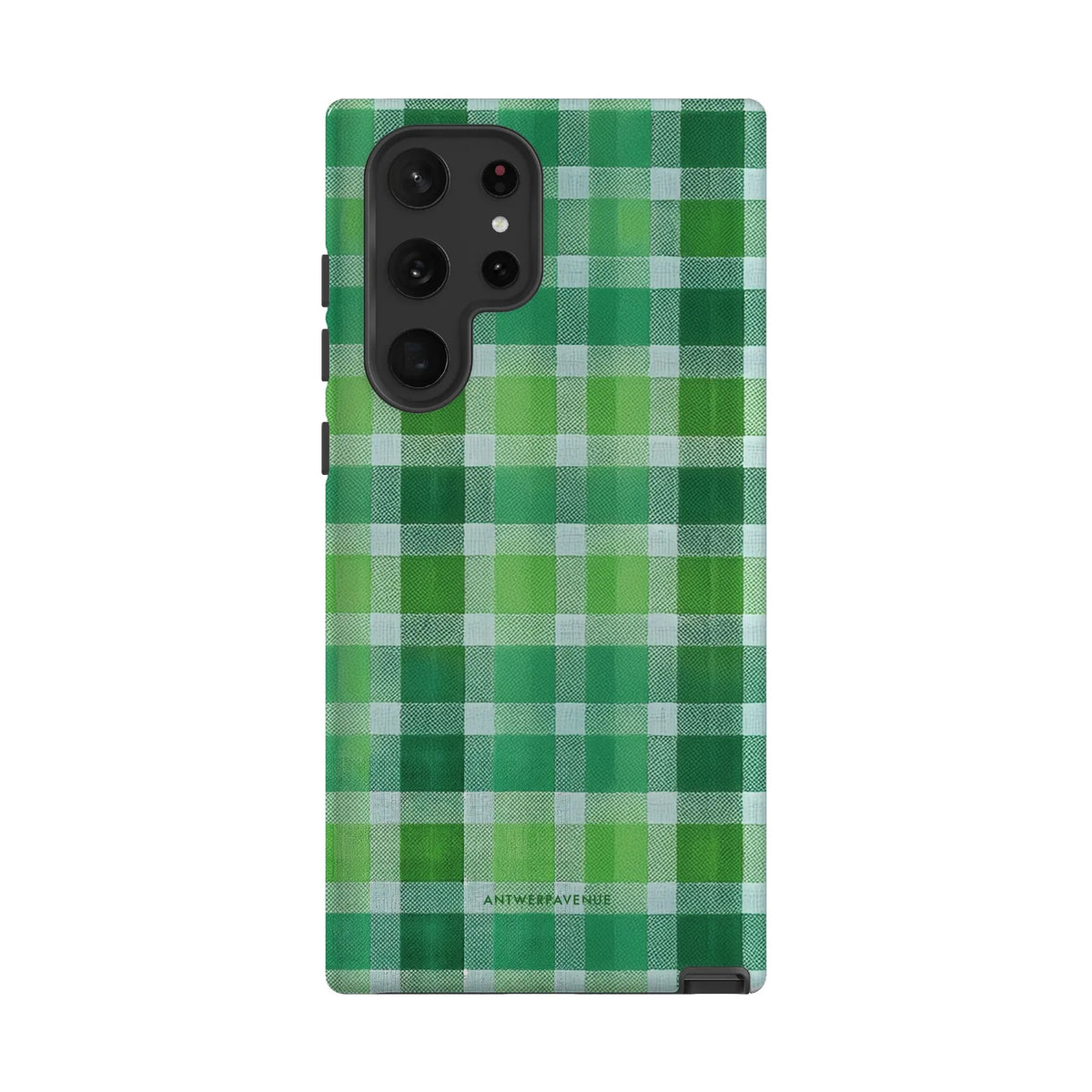 Green Plaid - Case - Galaxy S22 Ultra mockup
