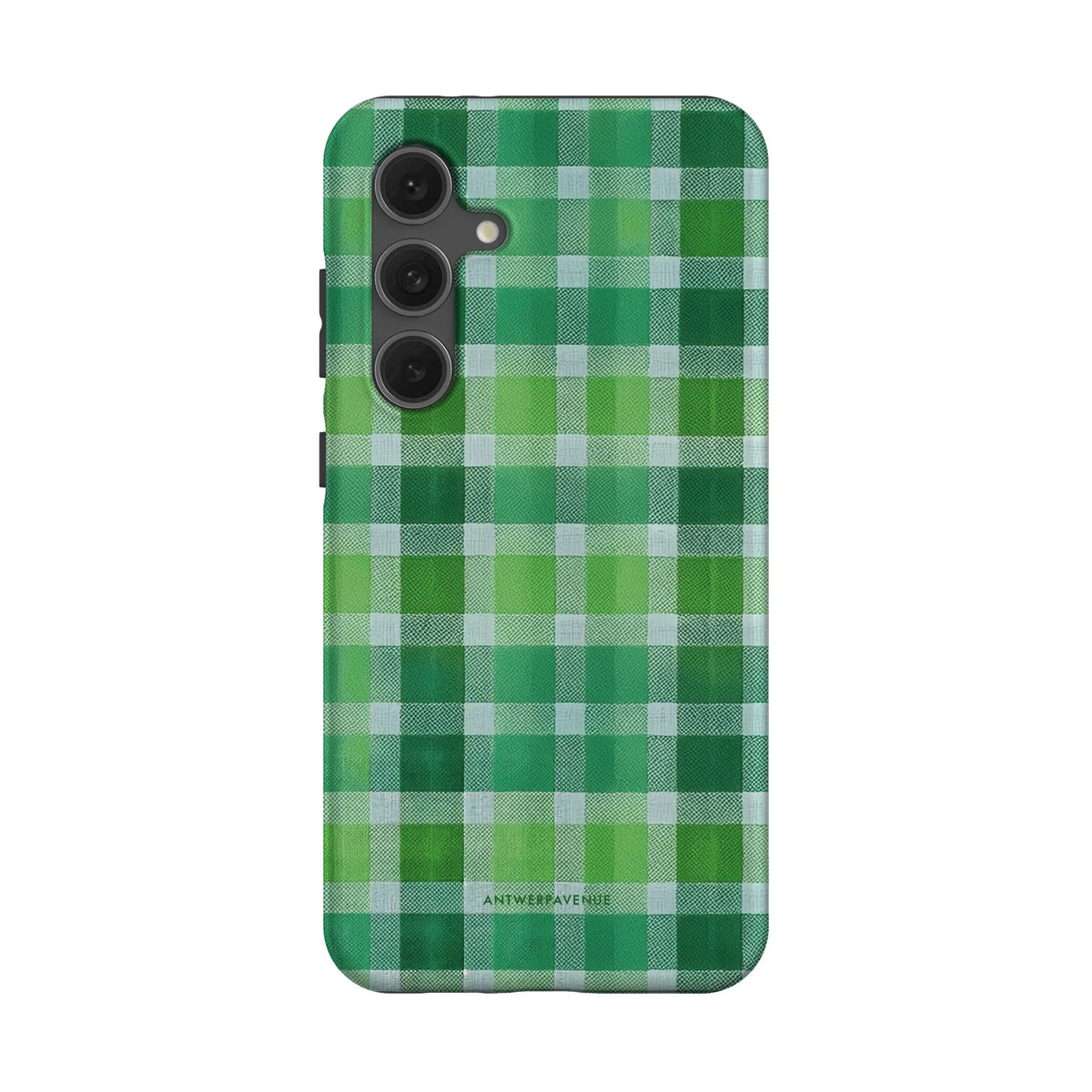 Green Plaid - Case - Galaxy S24 FE mockup