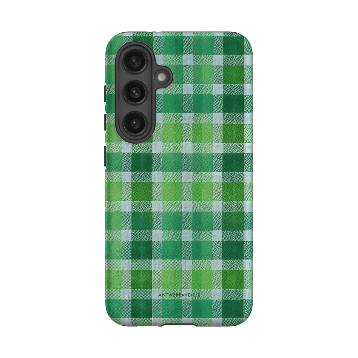 Green Plaid - Case - Galaxy S24 mockup
